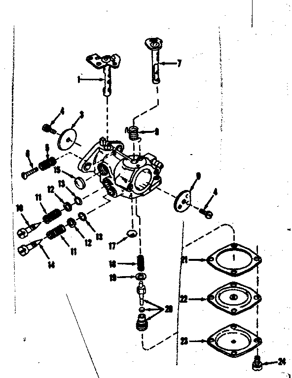 Carburetor no.30119 (power products)