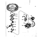 Craftsman 143102242 magneto (phelon f-3220-m3) diagram