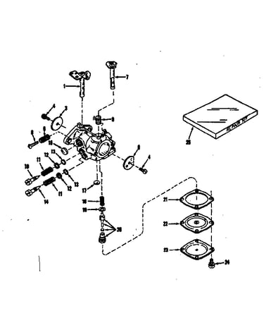 Carburetor no.29928