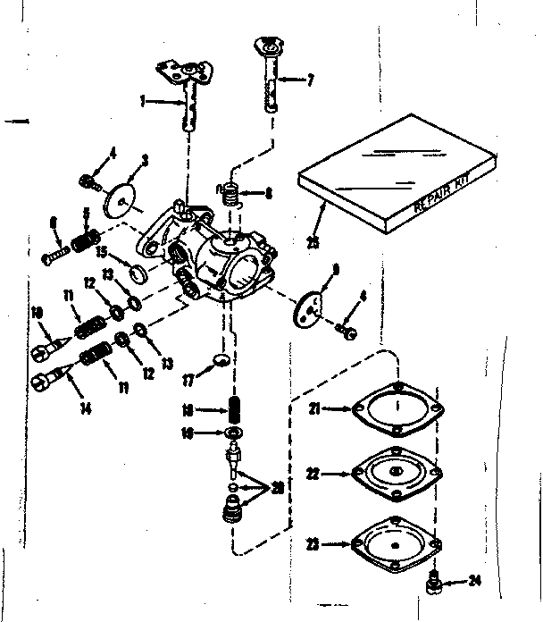 Carburetor no.29505