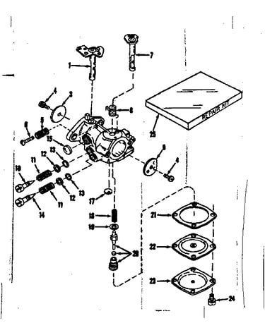 Carburetor no.29505