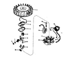 Craftsman 143103010 magneto (phelon f-3220-g) diagram