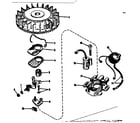 Craftsman 143103021 magneto (phelon f-3220-h2) diagram