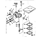 Craftsman 143103020 carburetor no. 30119 (power products #0234-14) diagram