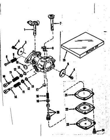 Carburetor no. 30119 (power products)