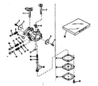 Craftsman 143104050 carburetor no. 29928 (power products #0234-07) diagram