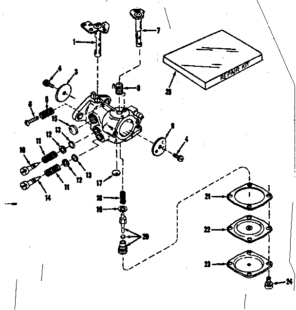 Carburetor no. 30119