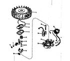 Craftsman 143104081 magneto (phelon f-3220-m3) diagram