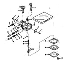 Craftsman 143104081 carburetor no.30119 (power products) diagram