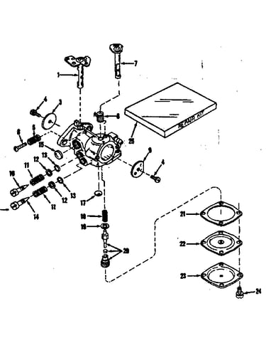 Carburetor no.30119 (power products)