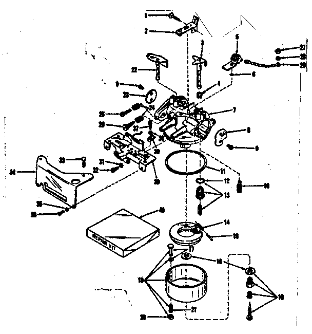 CARBURETOR AND SPEED CONTROL