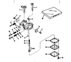Craftsman 143104091 carburetor no.30119 diagram