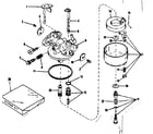 Craftsman 143104100 carburetor no.30191 (lmb-1) diagram