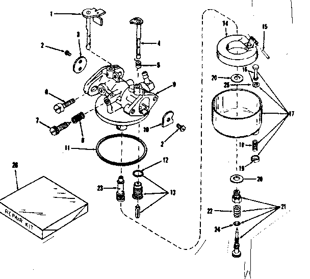 Carburetor no.30191 (lmb-1)