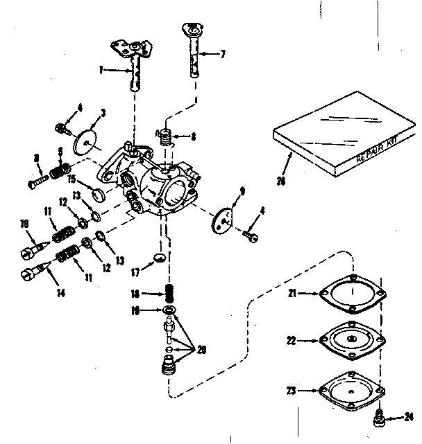 Carburetor no.29928
