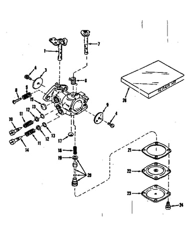 Carburetor no.29928