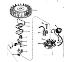 Craftsman 143103060 magneto (phelon f-3220-m3) diagram
