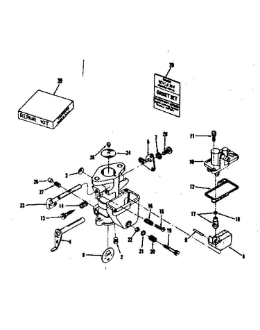 Carburetor no. 29349