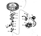 Craftsman 14350401 magneto (phelon f-3220-g) diagram
