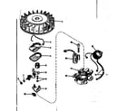 Craftsman 14350300 magneto (phelon f-3220-g) diagram