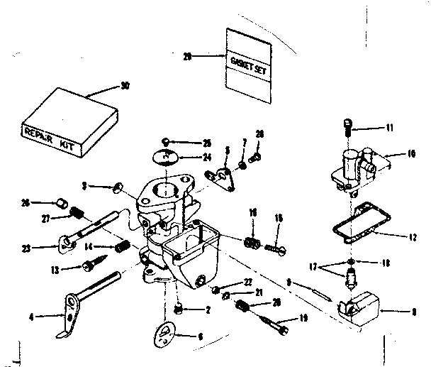 Carburetor no. 29349