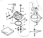 Craftsman 14341351 carburetor no. 29168(lmg-132) diagram