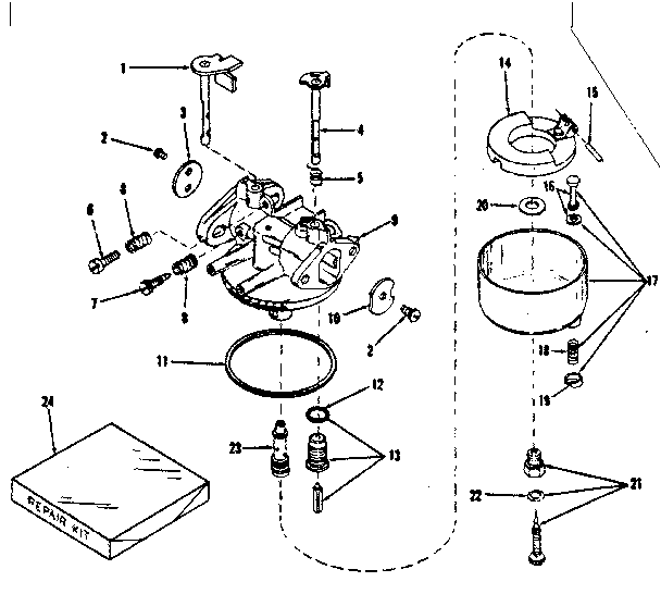 Carburetor no. 29168(lmg-132)