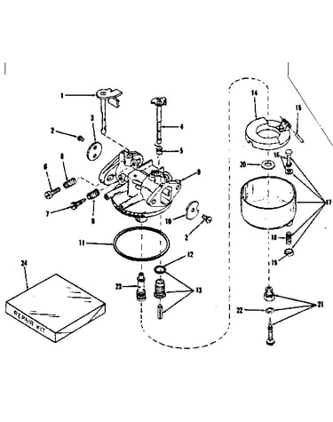 Carburetor no. 29168(lmg-132)