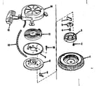 Craftsman 14342701 rewind starter  no.27649 diagram