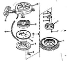 Craftsman 14342202 rewind starter no. 27649 diagram