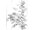 Craftsman 14342205 basic engine diagram