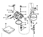 Craftsman 14342204 carburetor no. 28626 diagram