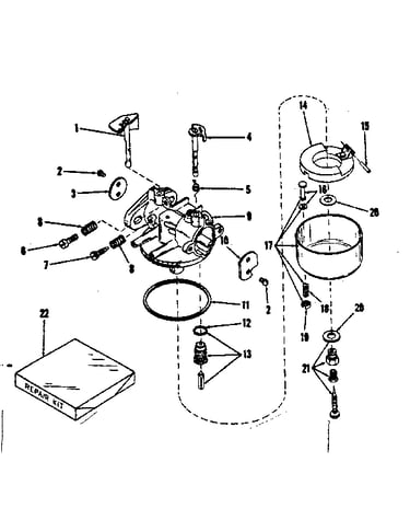 Carburetor no. 28626