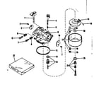 Craftsman 14343202 carburetor no. 28627 diagram