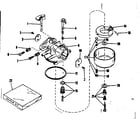 Craftsman 14343004 carburetor no. 28627 diagram