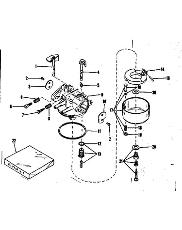 Carburetor no. 28627