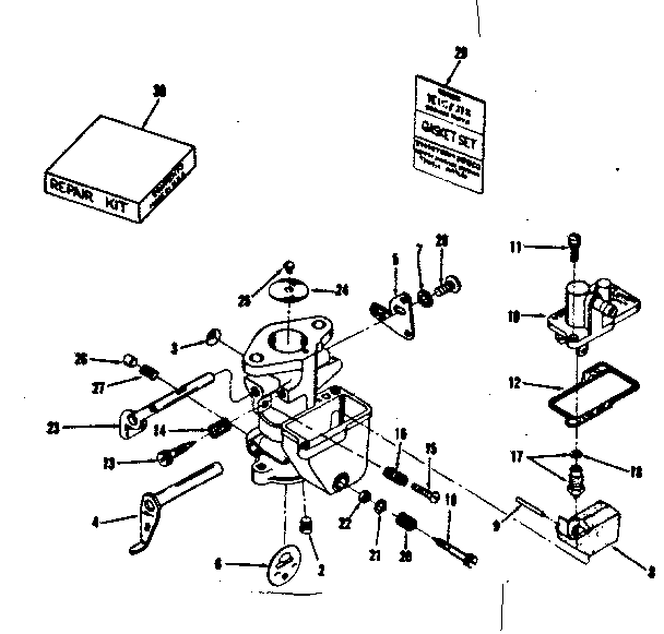 Carburetor no. 29349