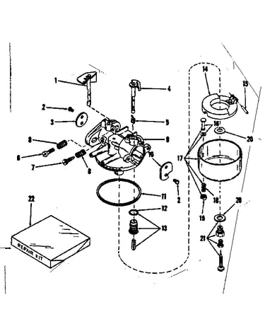 Carburetor no. 28627