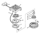 Craftsman 14350030 rewind starter no. 27262 diagram