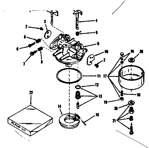 CARBURETOR NO. 28860