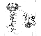 Craftsman 143102140 magneto (phelon f-3220-m3) diagram