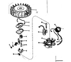 Craftsman 143102152 magneto (phelon f-3220-m3) diagram