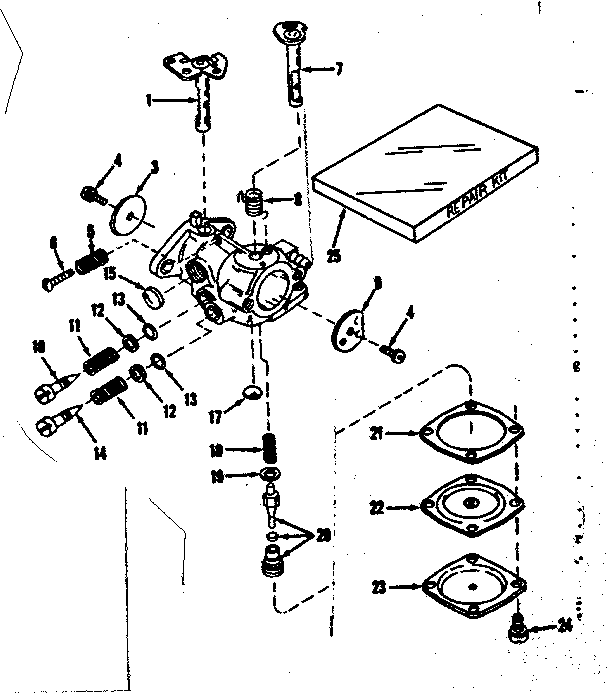 CARBURETOR NO. 30119 (POWER PRODUCTS)