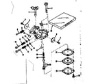 Craftsman 143102152 carburetor no. 30119 (power products) diagram