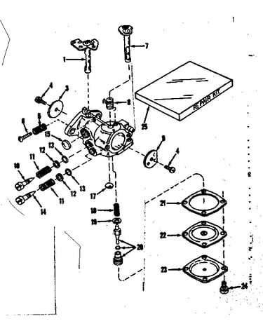 Carburetor no. 30119 (power products)