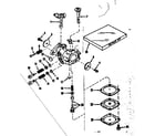 Craftsman 143102172 carburetor no. 30119 (power products) diagram