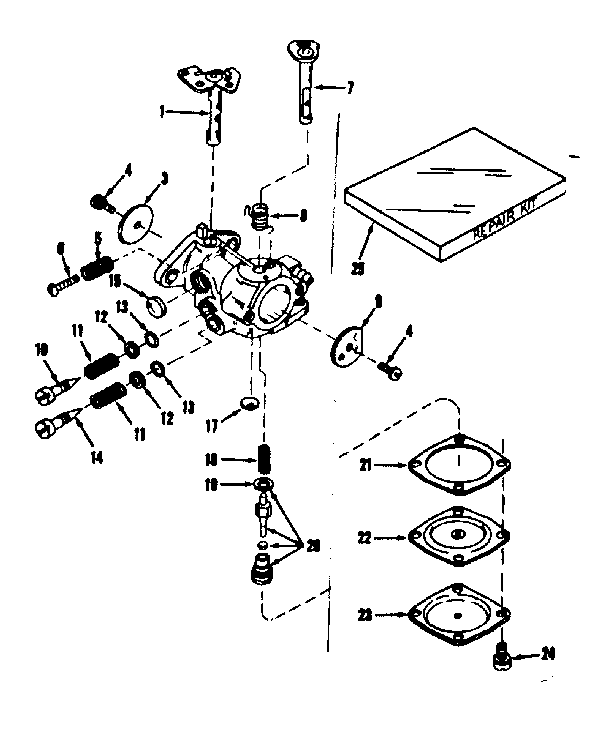 Carburetor no. 30119