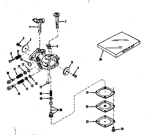 Carburetor no. 29928