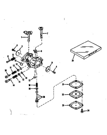 Carburetor no. 29928