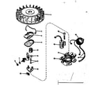 Craftsman 143102232 magneto (phelon f-3220-m3) diagram